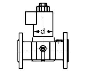 Клапан магнитный MVD 5100/5 DN100, 220 В, 50- 60 Гц арт. We605461